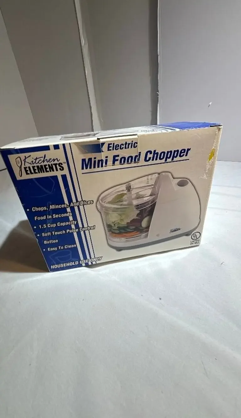 Kitchen Elements Electric Mini Food Chopper NIB